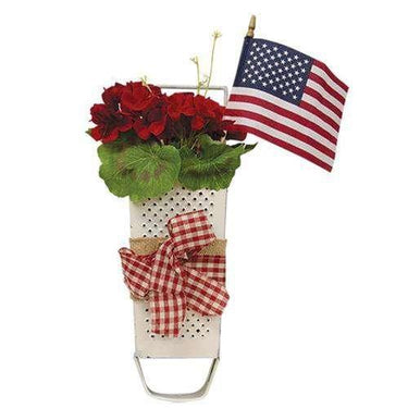 Hanging Shabby Chic Americana Cheese Grater - The Fox Decor